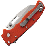 Demko AD 20.5 Shark-Lock Orange Grivory Folding AUS-10A Pocket Knife AD205F23