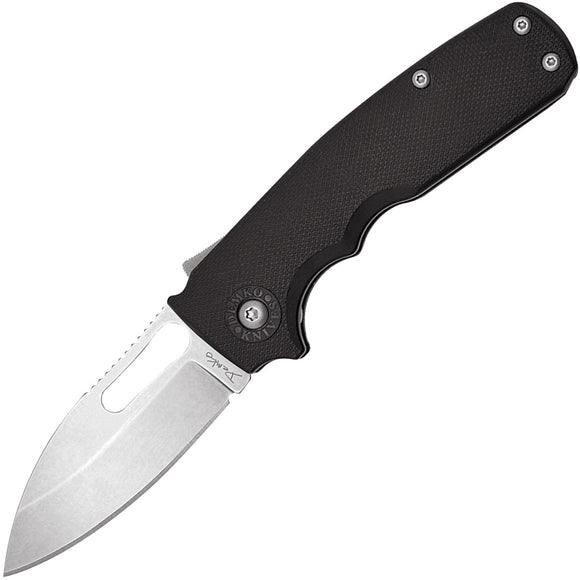 Demko Shark Cub Shark-Lock Black GRN Folding AUS-10A Slicer Pocket Knife SC10ABKSS