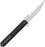 DOTS Gear Chairman Linerlock Black G10 Folding 154CM Pocket Knife A101203