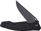 DOTS Gear Veloce Linerlock Black G10 Folding AUS-10A Pocket Knife A102703