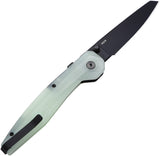 DOTS Gear Legend Race Lock Jade G10 Folding VG-10 Pocket Knife A105102