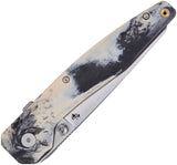DOTS Gear Legend Race Lock Black & Tan Folding 154CM Pocket Knife A105103