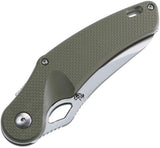 DOTS Gear Xpoise Race Lock Green G10 Folding VG-10 Pocket Knife A105402