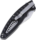 DOTS Gear Regatta Linerlock Black G10 Folding AUS-10A Pocket Knife A105701