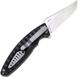 DOTS Gear Regatta Linerlock Black G10 Folding AUS-10A Pocket Knife A105701