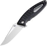 DOTS Gear Regatta Linerlock Black G10 Folding AUS-10A Pocket Knife A105701