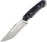 DOTS Gear Nova II Black & Gray G10 & TPR K110 Fixed Blade Knife w/ Sheath A131801
