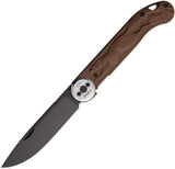 Daggerr Knives Peremen Mys Linerlock Brown ABS Folding 8Cr14MoV Pocket Knife 2401BRBW