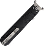 Daggerr Knives Peremen Zubry Linerlock Black ABS Folding 8Cr14MoV Pocket Knife 2402BBKSW