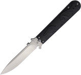 Daggerr Knives Peremen Zubry Linerlock Black ABS Folding 8Cr14MoV Pocket Knife 2402BBKSW