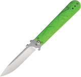 Daggerr Knives Peremen Zubry Linerlock Green ABS Folding 8Cr14MoV Pocket Knife 2402BGNSW