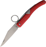 Daggerr Knives Peremen Saigak Ring Lock Red Folding 8Cr13MoV Pocket Knife 2403RDSW