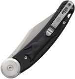 Daggerr Knives Lisichka Gimbal Lock Black FRN Folding 8Cr13MoV Pocket Knife 2404BKST