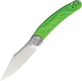Daggerr Knives Lisichka Gimbal Lock Green FRN Folding 8Cr13MoV Pocket Knife 2404GRST