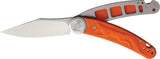 Daggerr Knives Lisichka Gimbal Lock Orange FRN Folding 8Cr13MoV Pocket Knife 2404RGST