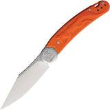 Daggerr Knives Lisichka Gimbal Lock Orange FRN Folding 8Cr13MoV Pocket Knife 2404RGST