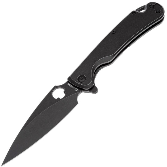 Daggerr Knives Sting Framelock Black Stainless Steel Folding D2 Steel Pocket Knife F22FBB