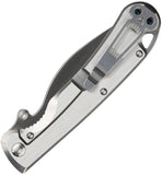 Daggerr Knives Pelican Framelock Gray Stainless Folding VG-10 Pocket Knife F23FSSV