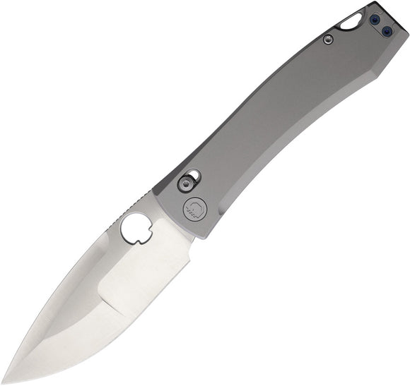Daggerr Knives Nightmare X-Lock Gray Titanium Folding MagnaCut Pocket Knife F71DSG