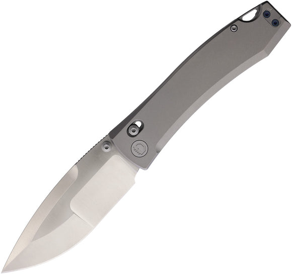 Daggerr Knives Nightmare X-Lock Gray Titanium Folding MagnaCut Pocket Knife F71TSG