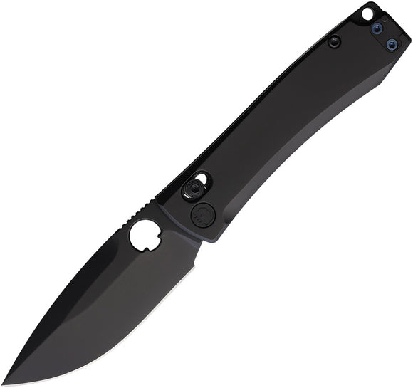 Daggerr Knives Nightmare X-Lock Black Titanium Folding MagnaCut Pocket Knife F72MDBB