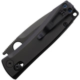 Daggerr Knives Nightmare X-Lock Black Titanium Folding MagnaCut Pocket Knife F72MDBB