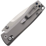 Daggerr Knives Nightmare X-Lock Gray Titanium Folding MagnaCut Pocket Knife F72MTSG