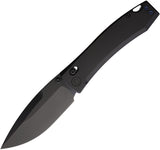 Daggerr Knives Nightmare X-Lock Black Titanium Folding MagnaCut Pocket Knife F72TBB