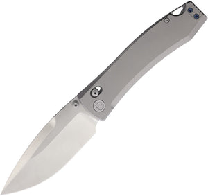 Daggerr Knives Nightmare X-Lock Gray Titanium Folding MagnaCut Pocket Knife F72TSG