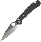 Daggerr Knives Sting Slim Crossbar Lock Black G10 Folding VG-10 Pocket Knife FM022SBKS