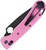 Daggerr Knives Sting Slim Crossbar Lock Pink G10 Folding VG-10 Pocket Knife FM022SPKB