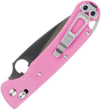 Daggerr Knives Sting Slim Crossbar Lock Pink G10 Folding Satin VG-10 Pocket Knife FM022SPKS