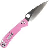 Daggerr Knives Sting Slim Crossbar Lock Pink G10 Folding Satin VG-10 Pocket Knife FM022SPKS