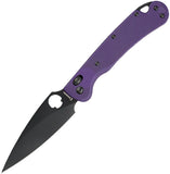 Daggerr Knives Sting Slim Crossbar Lock Purple G10 Folding VG-10 Pocket Knife FM022SPRB