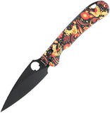 Daggerr Knives Sting Slim Crossbar Lock Khokhloma G10 Folding VG-10 Pocket Knife FM022SXO
