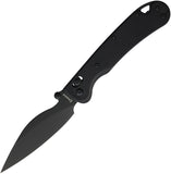 Daggerr Knives Pelican Slim Crossbar Lock Blackout Folding VG-10 Pocket Knife FM023SBKB