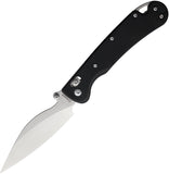Daggerr Knives Pelican Slim Crossbar Lock Black G10 Folding VG-10 Pocket Knife FM023SBKS