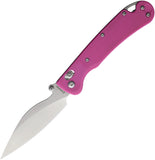 Daggerr Knives Pelican Slim Crossbar Lock Pink G10 Folding VG-10 Pocket Knife FM023SPKS