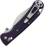 Daggerr Knives Pelican Slim Crossbar Lock Purple G10 Folding VG-10 Pocket Knife M023SPRS