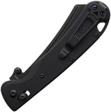 Daggerr Knives Behemoth Slim Crossbar Lock Blackout G10 Folding VG-10 Pocket Knife FM024SBKB