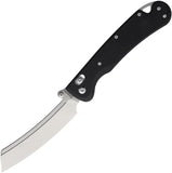 Daggerr Knives Behemoth Slim Crossbar Lock Black G10 Folding VG-10 Pocket Knife FM024SBKS