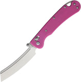 Daggerr Knives Begemot Slim Crossbar Lock Pink G10 Folding VG-10 Pocket Knife FM024SPKS