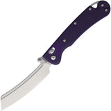 Daggerr Knives Behemoth Slim Crossbar Lock Purple G10 Folding VG-10 Pocket Knife FM024SPRS