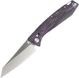Daggerr Knives Alligator TS Crossbar Lock Purple & Black G10 Folding MagnaCut Pocket Knife FM81TPRS