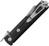Daggerr Knives Higonokami Framelock Black Steel Folding VG-10 Pocket Knife HGBKSW