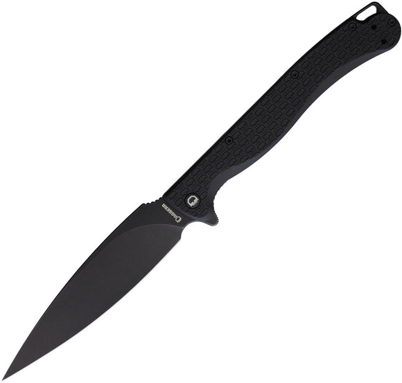 Daggerr Knives Pero Linerlock Blackout FRN Folding 8Cr14MoV Pocket Knife PRFBKBW