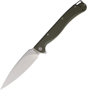 Daggerr Knives Pero Linerlock OD Green FRN Folding 8Cr14MoV Pocket Knife PRFOLSW