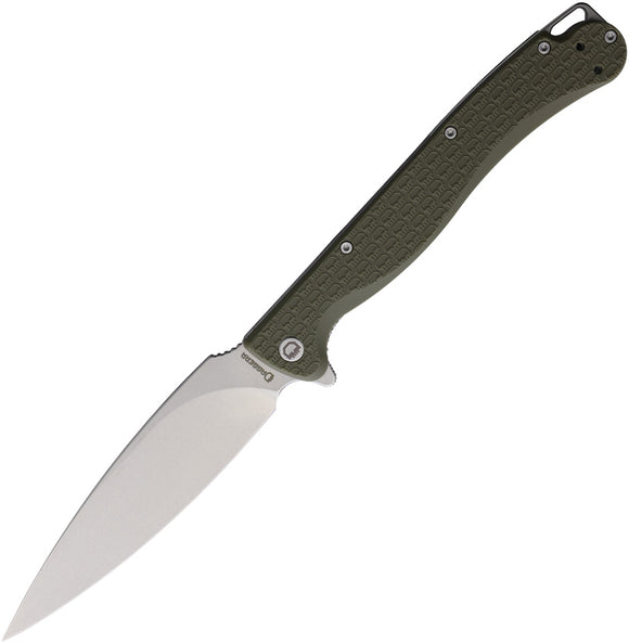 Daggerr Knives Pero Linerlock OD Green FRN Folding 8Cr14MoV Pocket Knife PRFOLSW