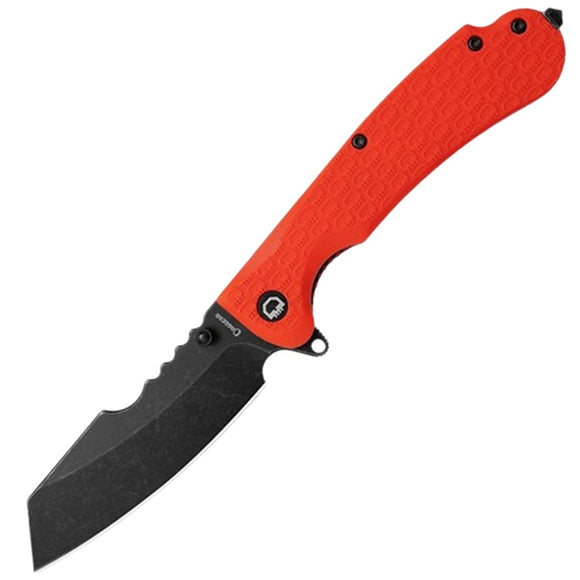 Daggerr Knives Rhino Linerlock Orange FRN Folding 8Cr14MoV Pocket Knife RRNFORBW