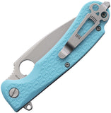 Daggerr Knives Resident Linerlock Light Blue FRN Folding 8Cr14MoV Pocket Knife RSTFSW